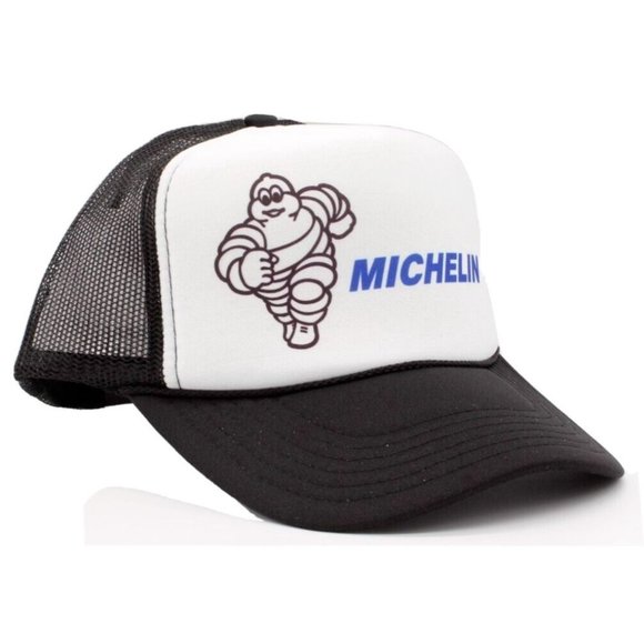 Michelin Trucker Hat Baseball Cap Vintage Mesh Michelin Man Trucker Hat - Picture 3 of 4